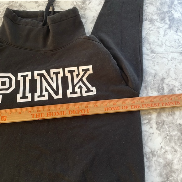 PINK Victoria’s Secret black sweatshirt size XS - Picture 6 of 6